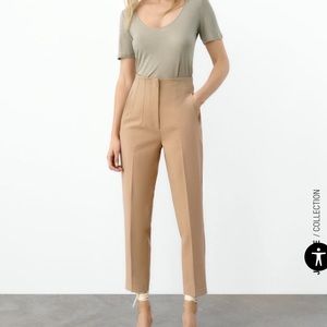 Zara High Waisted Dress Pants